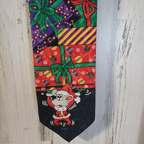 🧡Surrey Mens Vintage Christmas Necktie - Picture 2 of 4